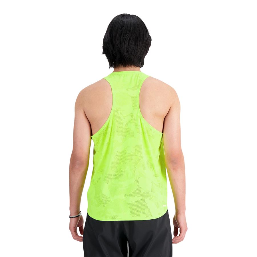 Q SPEED JACQUARD SINGLET New Balance | MT33280THW